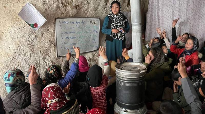 In remote Bamiyan a school run by an Afghan woman। Sangbad Pratidin