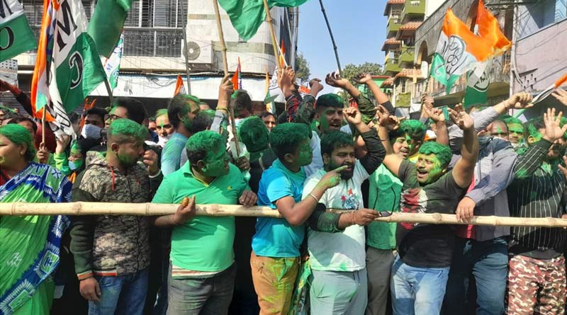 WB Civic Polls 2022: Hattrick in Chandannagr by TMC, BJP lashed out | Sangbad Pratidin