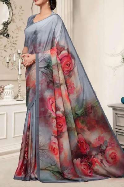 Digital Printed Saree