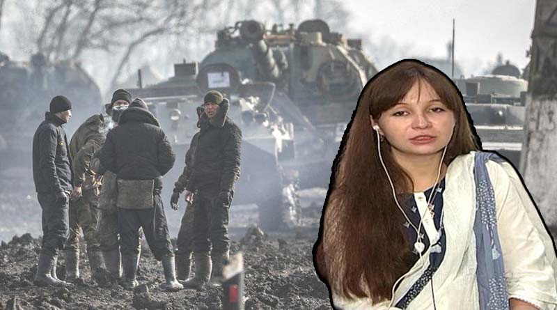Ukrainian woman in Kolkata prays to god for family as war ravages her country । Sangbad Pratidin