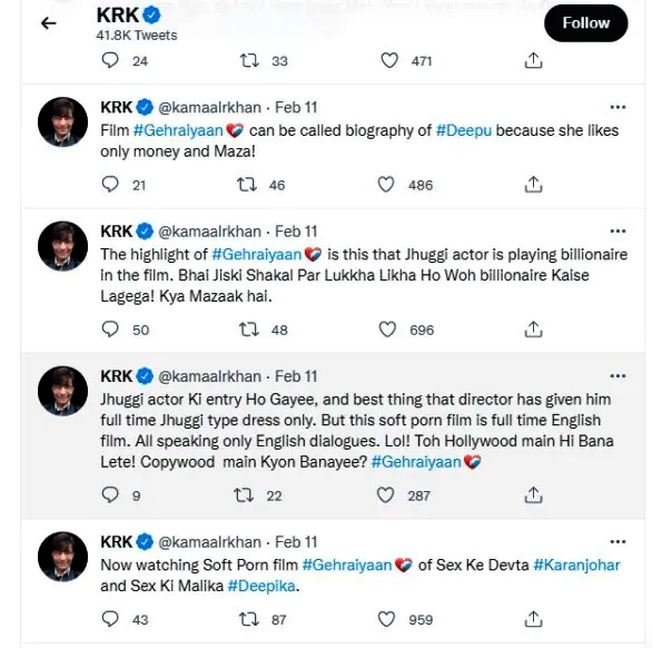 KRK Tweets