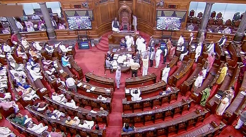 Congress, DMK, and TMC stage walkout from Rajya Sabha | Sangbad Pratidin