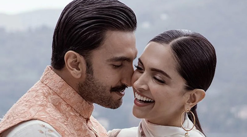Ranveer sing and Deepika Padukone's kissing photo goes viral | Sangbad Pratidin