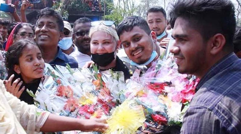 Young German woman converted to Islam married a Bangladeshi youth | Sangbad Pratidin