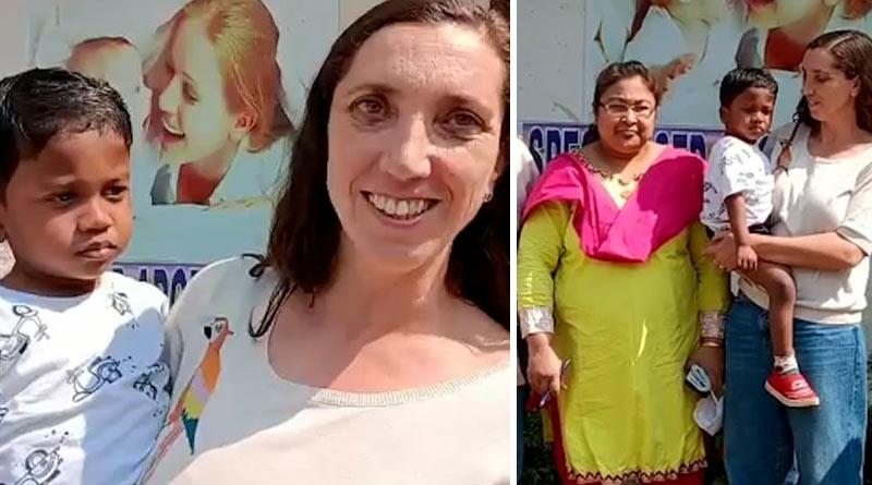 Spanish woman adopts child from Hili, Dakshin Dinajpur and strengthen the relationship with Bengal | Sangbad Pratidin