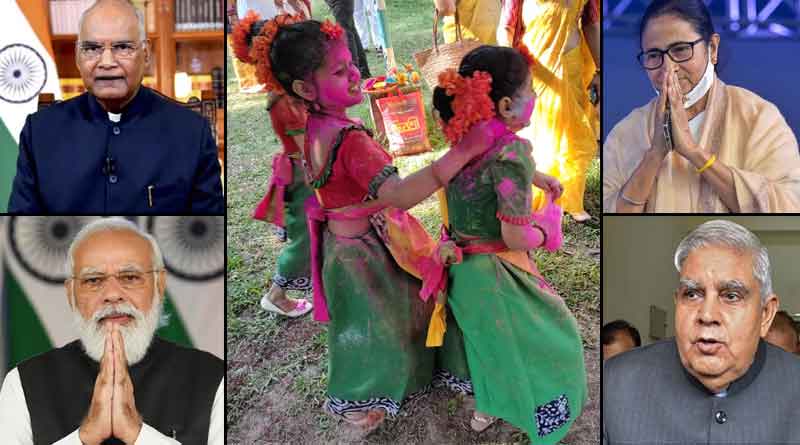 Narendra Modi and Mamata Banerjee extends greetings to the nation on the occasion of Holi । Sangbad Pratidin