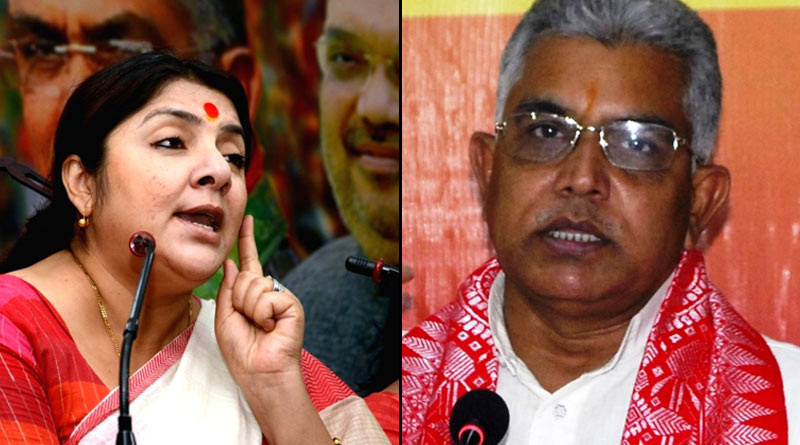 Dilip Ghosh slams Locket Chatterjee on her comment on 'self criticism' | Sangbad Pratidin