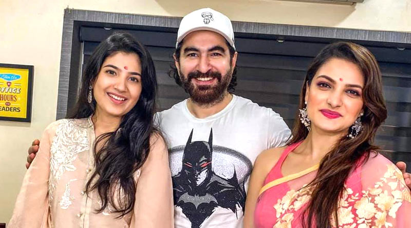 Lahoma Bhattacharya with Jeet