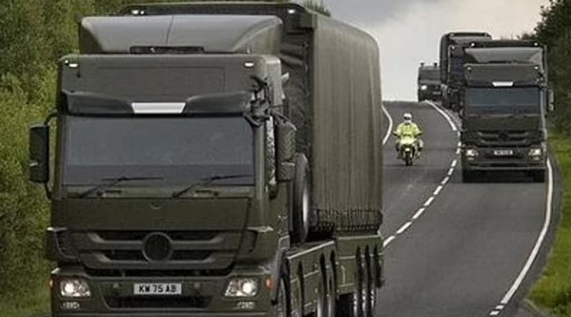 Nuclear missile convoy is spotted on motorway going through Glasgow | Sangbad Pratidin