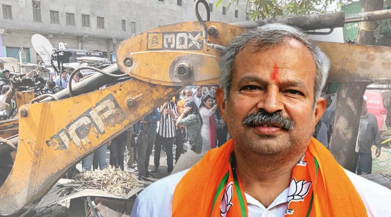 State BJP chief Adesh Gupta turns a corner with Jahangirpuri | Sangbad Pratidin