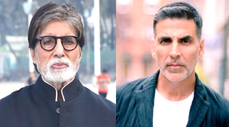 Amitabh Bachchan and Akshay Kumar cutouts burned in protest of inflation in Madhya Pradesh | Sangbad Pratidin