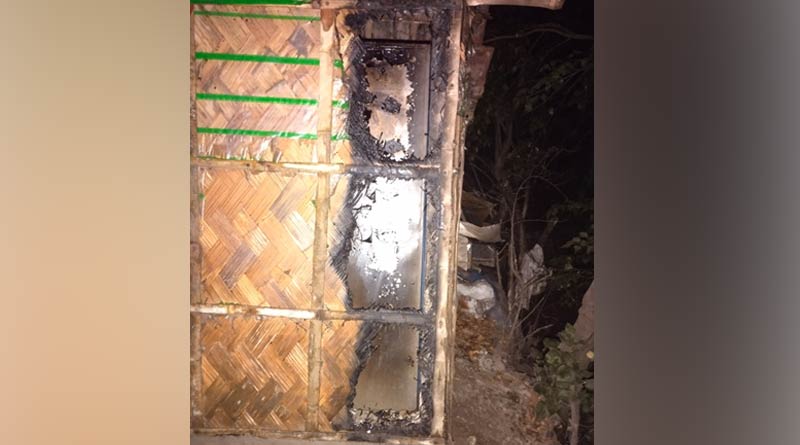 Protested Eve Teasing, Bamboo Cottage Burnt at Midnight at Anandapur | Sangbad Pratidin