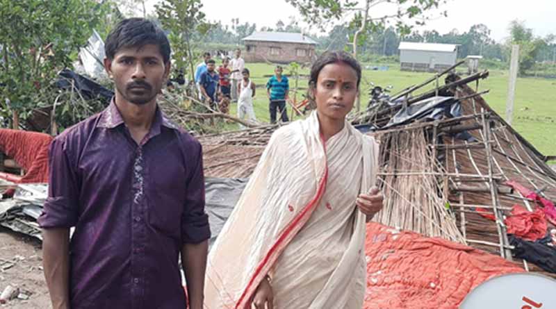Devastating storm in Cooch Behar's Tufangunj । Sangbad Pratidin