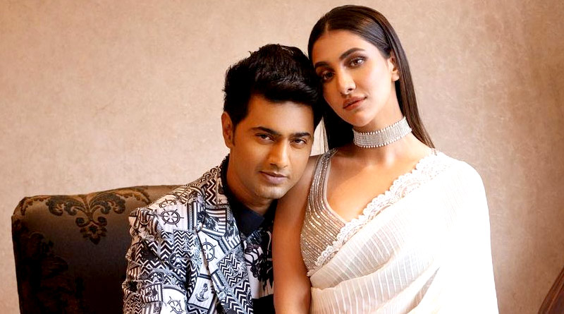 Dev uploaded dance video with Rukmini Maitra | Sangbad Pratidin