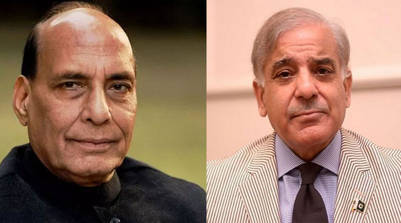 check terrorist activities in Pakistan says Rajnath singh to shahbaz sharif | Sangbad Pratidin