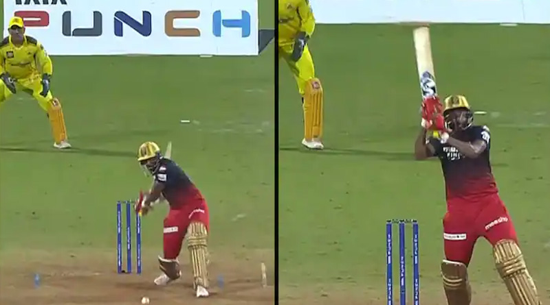 Mohammad Siraj Hits Helicopter Shot in Front of MS Dhoni | Sangbad Pratidin
