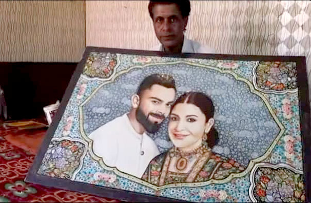 Virat Anushka Painting