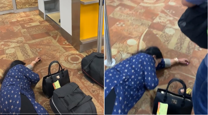 Air India slams viral video of woman having panic attack | Sangbad Pratidin