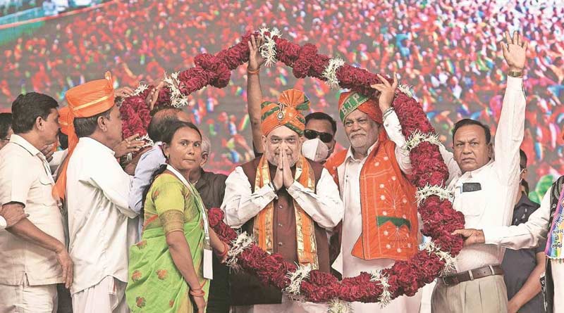 Amit Shah in Gujarat: Rath Yatra attackers now chanting ‘Jagannath Jagannath’ in jail | Sangbad Pratidin