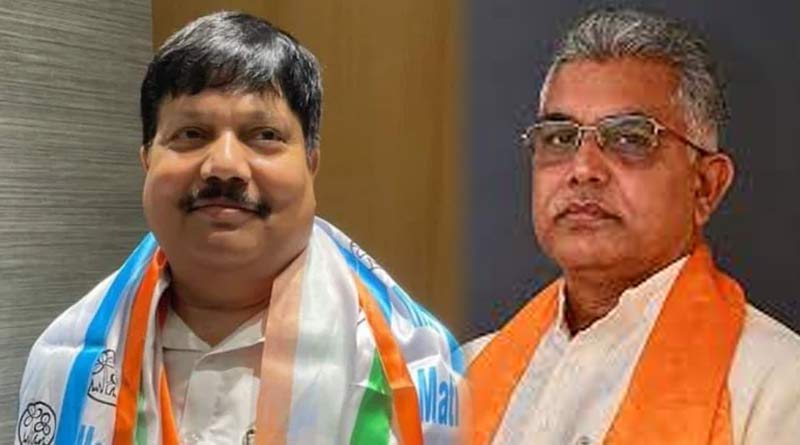 Arjun Singh left BJP because he was unable to tackle police, says Dilip Ghosh | Sangbad Pratidin