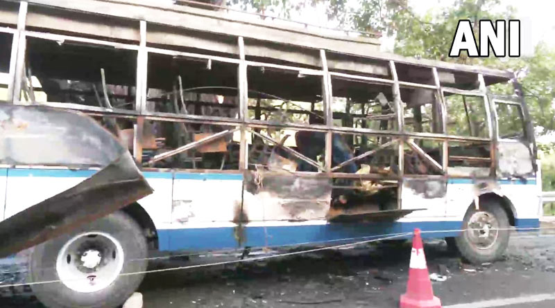 Bus tank explosion due to overheating and Jammu & Kashmir, 4 dead | Sangbad Pratidin