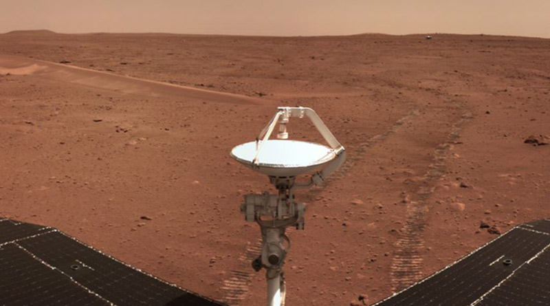 China's Mars rover indicates water existed on planet's surface for a longer period। Sangbad Pratidin