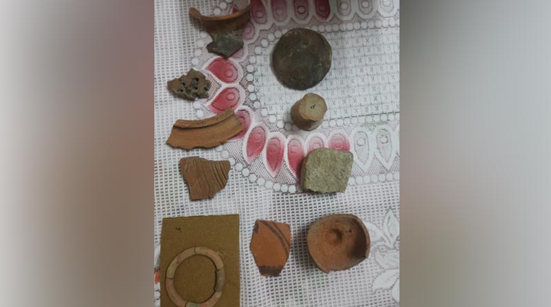 Historical monuments of Indus civilization kept in the museum of Sidho Kanho Birsa University | Sangbad Pratidin
