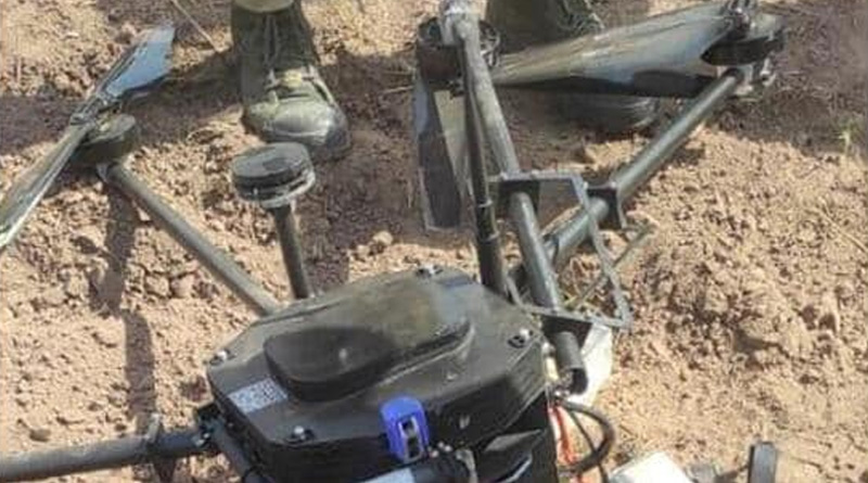 Kashmir police shot down Pakistani drone at Kashmir | Sangbad Pratidin