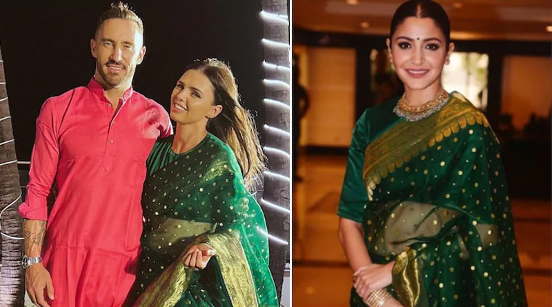 Anushka Sharma Lend Her Saree to Faf Du'plesis Wife | Sangbad Pratidin