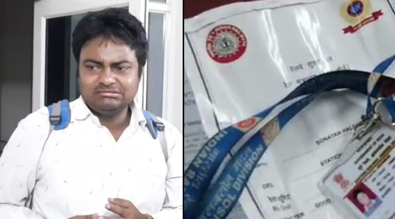Youth arrested accussing of extortion by fake railway employee at Asansol | Sangbad Pratidin