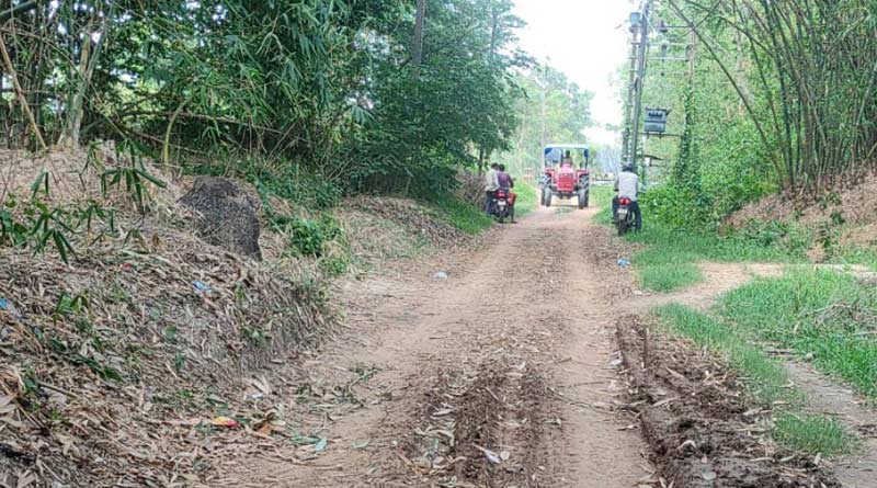 TMCBooth secretary demands repairing of road, says else party will not win election | Sangbad Pratidin