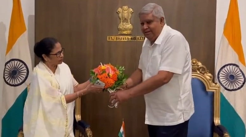 Mamata Banerjee met West Bengal Governor at Raj Bhawan, amidst SLST protest | Sangbad Pratidin