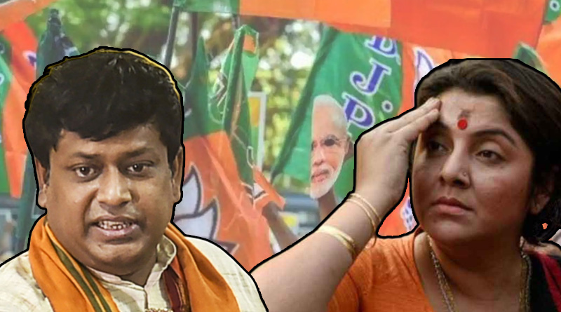 Locket Chatterjee missing in BJP's programme in Hooghly | Sangbad Pratidin