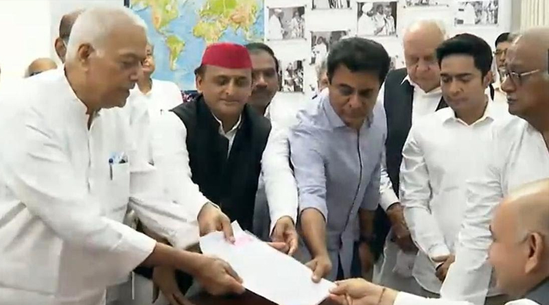 Presidential Polls: TRS lends support to Yashwant Sinha just before filing nomination