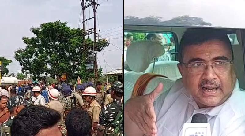 Suvendu Adhikari prohibitated to enter in Howrah by police, he complains to SC and Guv | Sangbad Pratidin