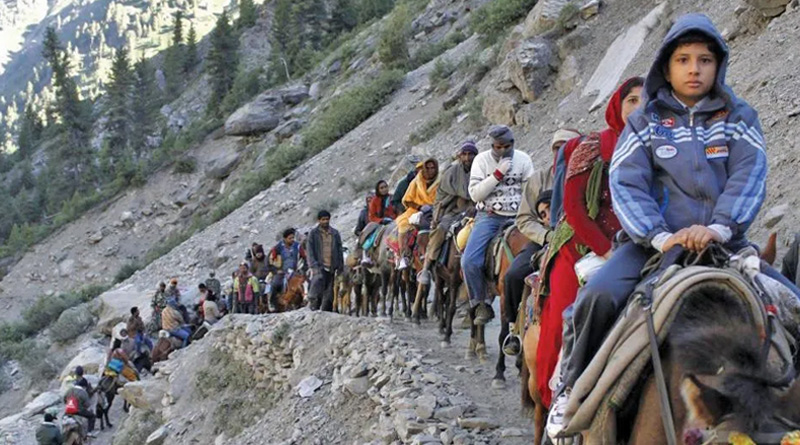 Amarnath Yatra horses and helpers to get health insurance | Sangbad Pratidin