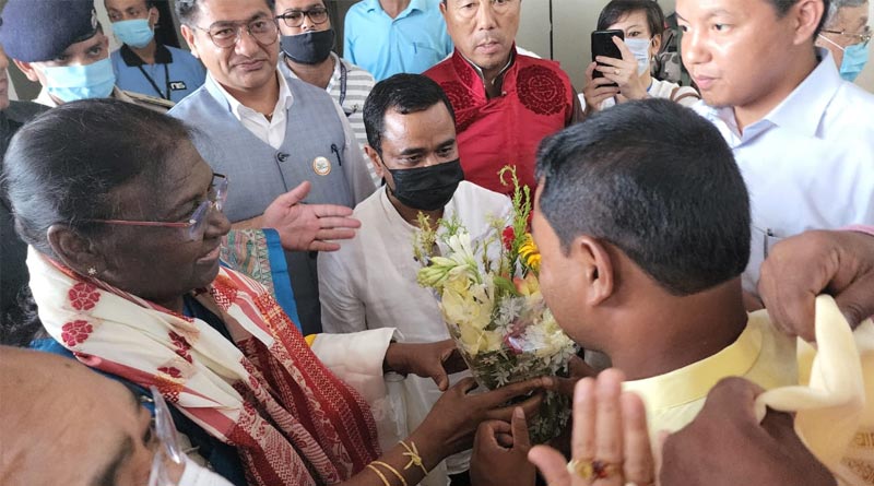 President Candidate Droupadi Murmu at North Bengal for campaign