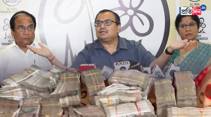 TMC raises question on 'operation' by Suvendu Adhikari after lakhs of notes rescued from congress MLAs in Jharkhand | Sangbad Pratidin