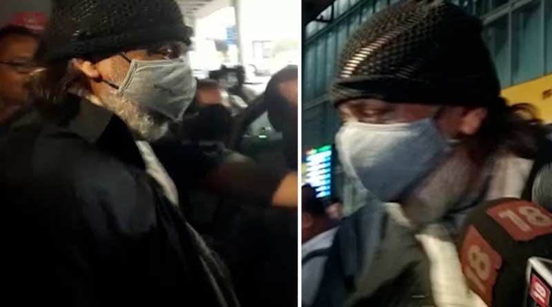 Actor Mithun Chakraborty arrives Kolkata । Sangbad Pratidin