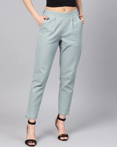 Straight fit pants