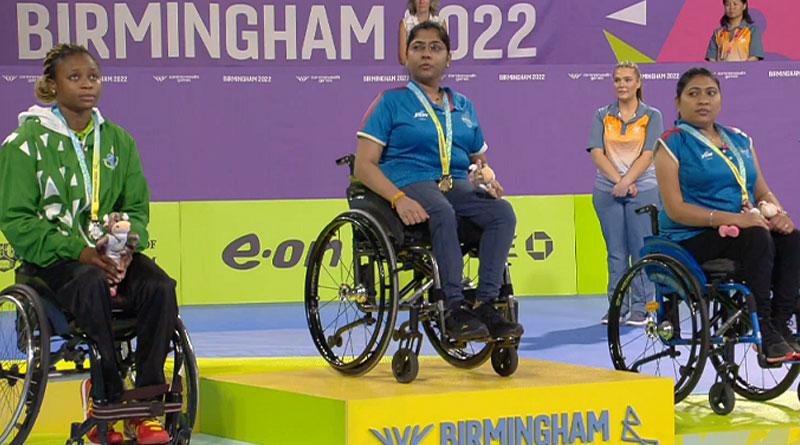 CWG 2022: Bhavina Patel wins gold in Para TT | Sangbad Pratidin