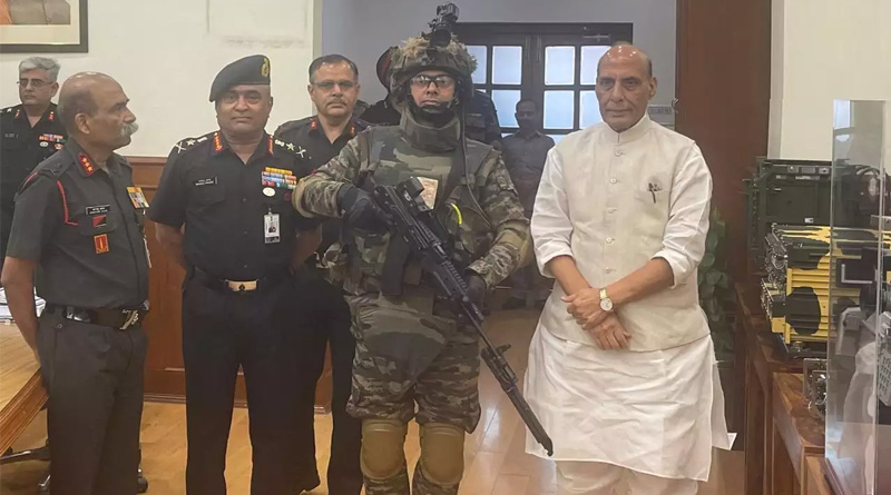 F-INSAS defence systems handed over to Indian Army by defense minister Rajnath Singh | Sangbad Pratidin