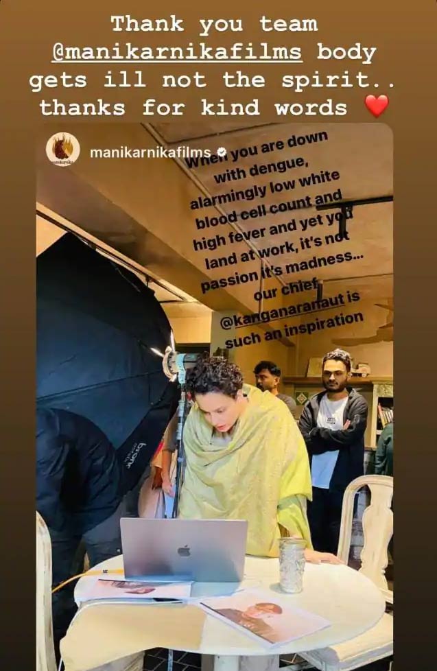 Kangana Insta Story