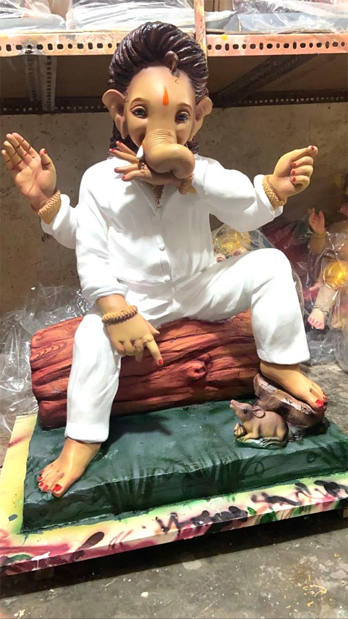 Pushpa-inspired-Ganesh-1