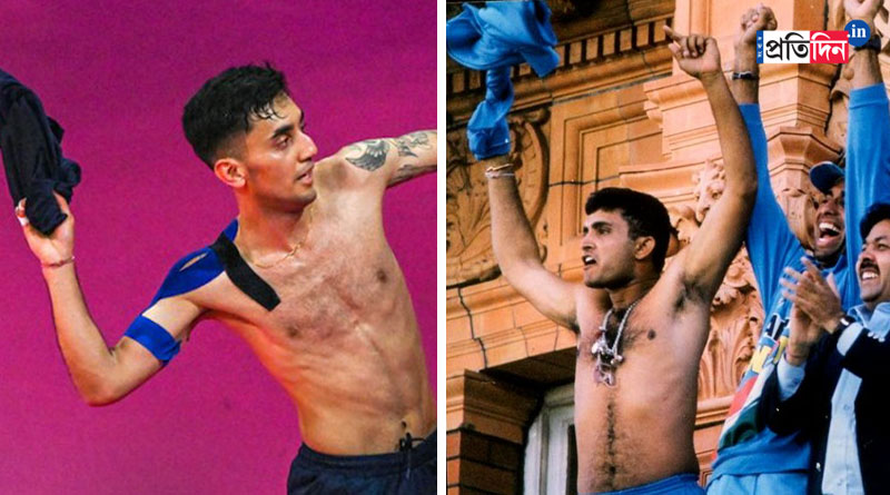 Lakshya Sen wins Commonwealth Games gold, celebrate in Sourav Ganguly style? | Sangbad Pratidin
