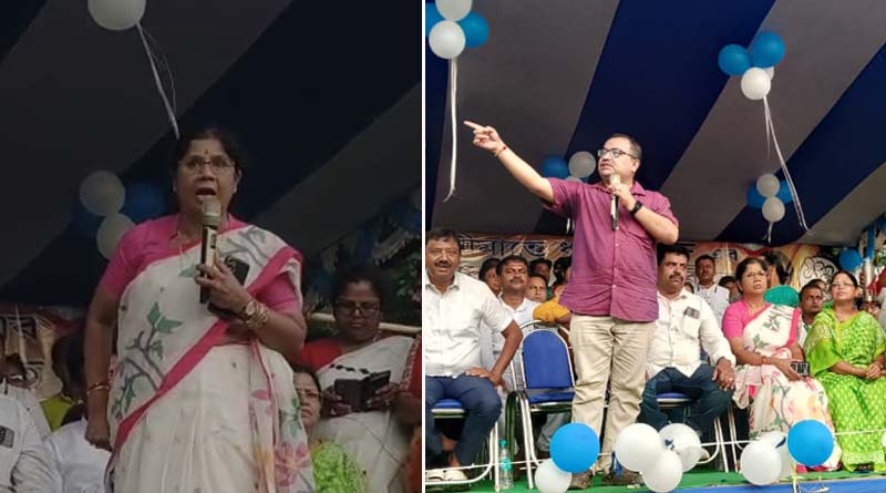 TMC leaders Shashi Panja Kunal Ghosh criticise BSF after Bagda gangrape | Sangbad Pratidin