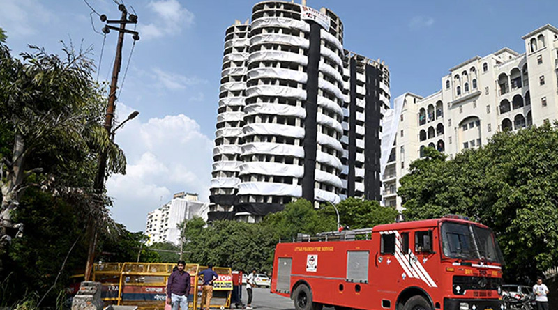 Delhi Twin Towers To Go Down Today | Sangbad Pratidin