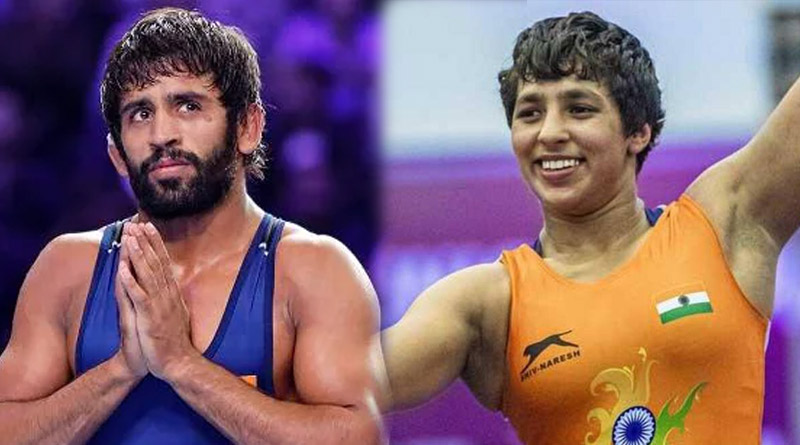Wrestler Anshu Malik wins silver and Bajrang wins Gold in Commonwealth Games 2022 | Sangbad Pratidin