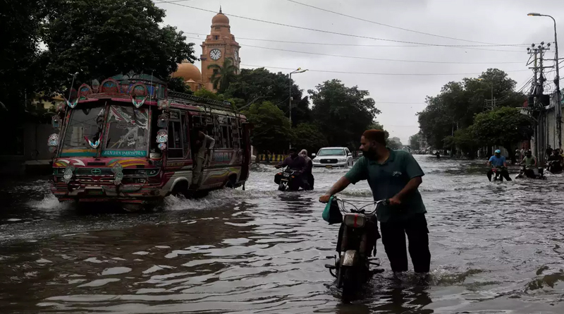 Pakistan and Iran devastated by flood rain death toll reaches 320।Sangbad Pratidin