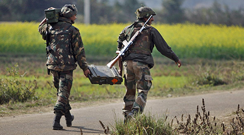 Terrorist killed after tried to shoot police who recovered Pakistani arms | Sangbad Pratidin
